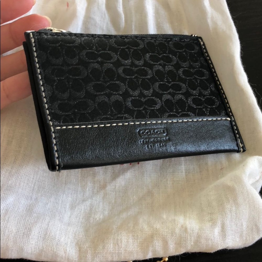 NWT Coach signature mini skinny
